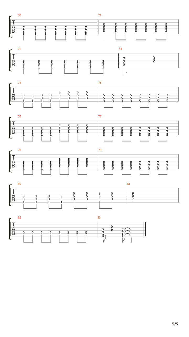 Raum Der Zeit吉他谱