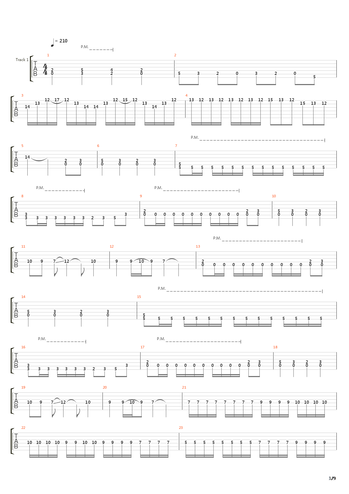 The Seven Braids Of Samson吉他谱