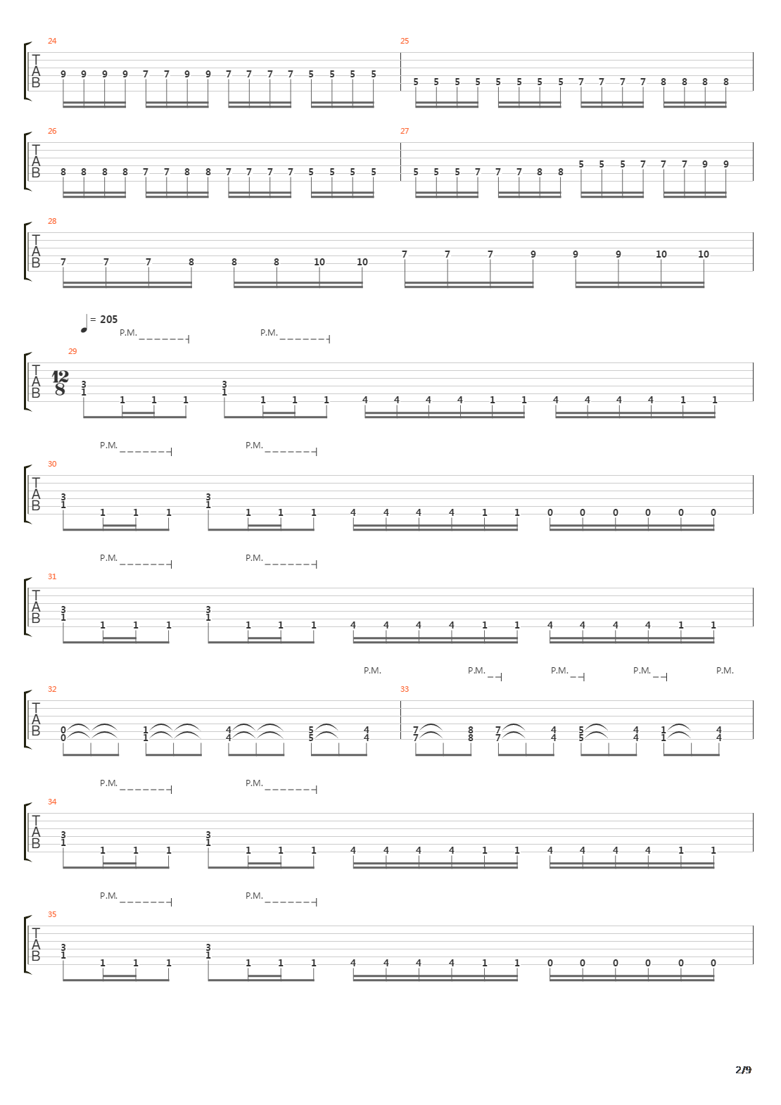 The Seven Braids Of Samson吉他谱