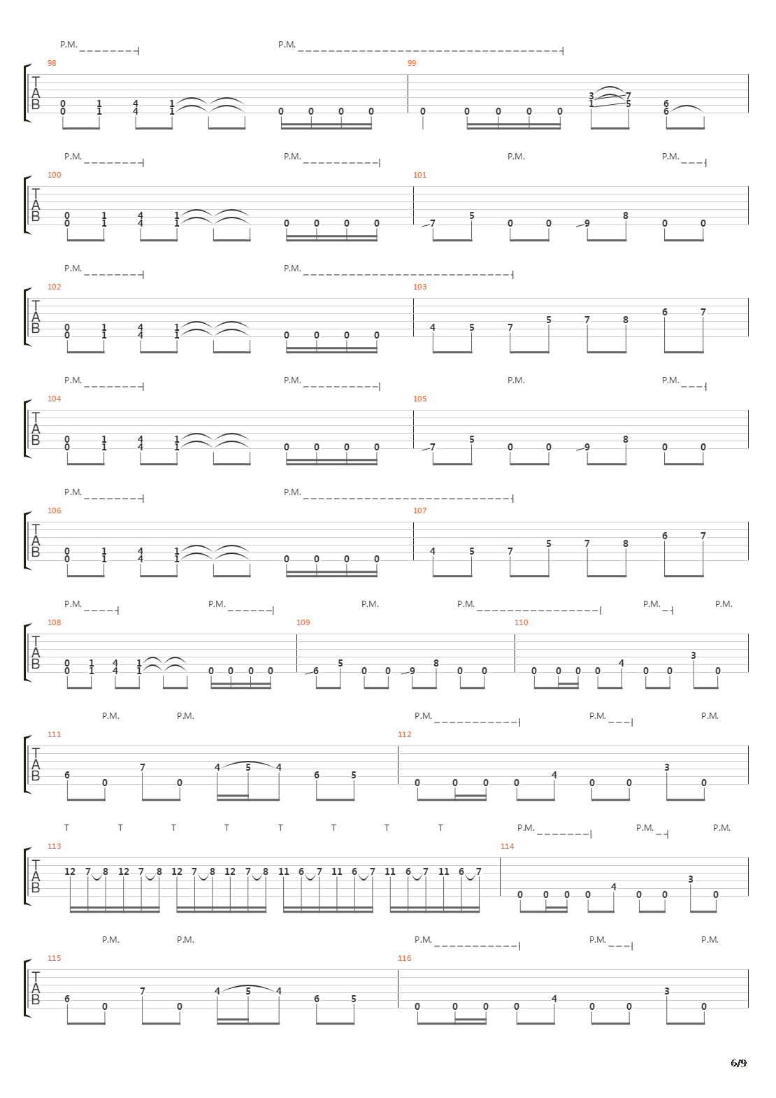The Seven Braids Of Samson吉他谱