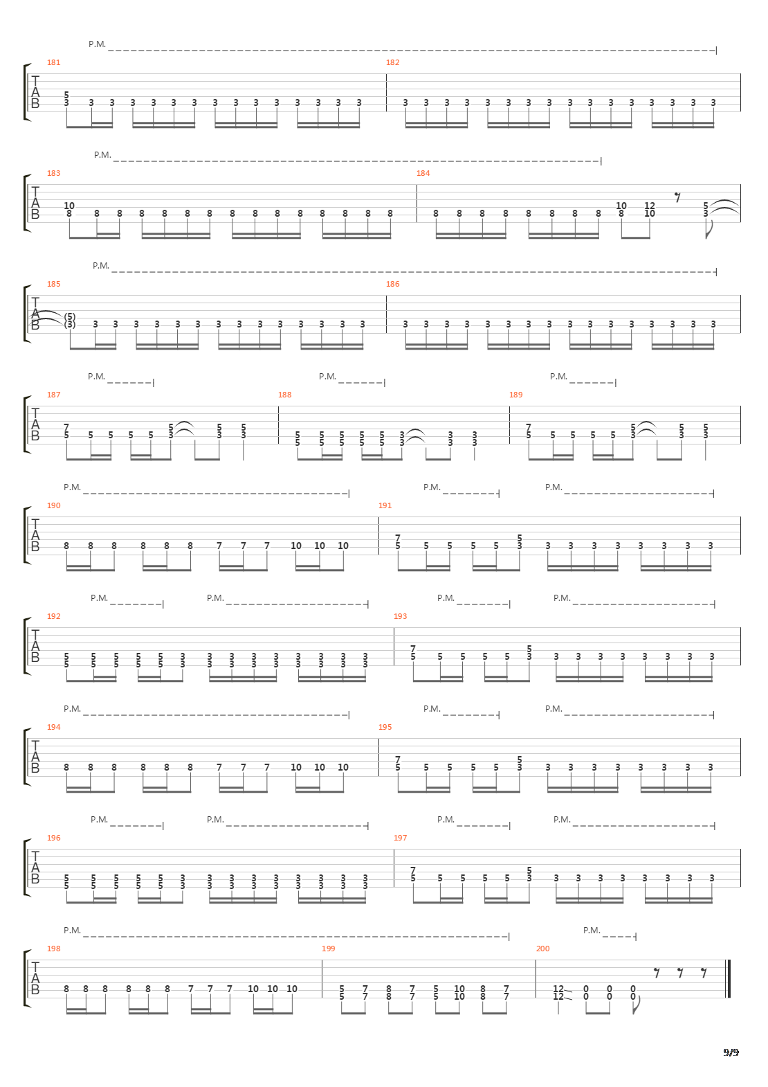 The Seven Braids Of Samson吉他谱