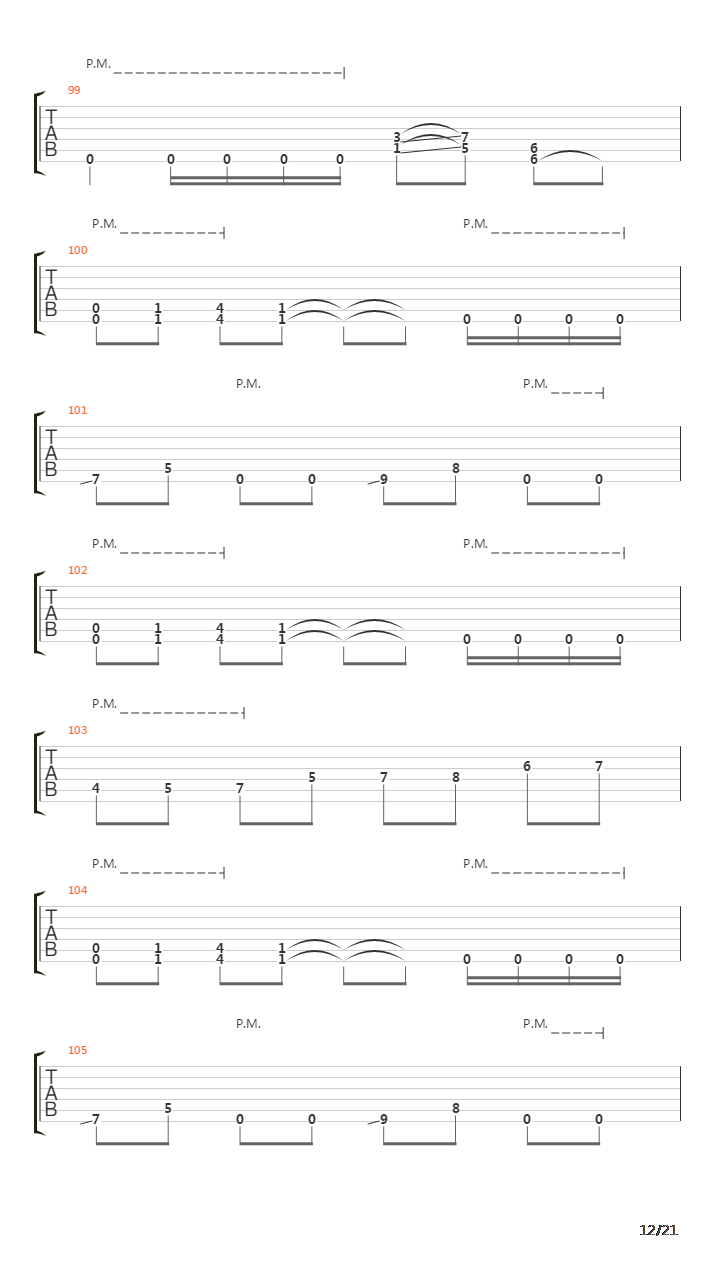 The Seven Braids Of Samson吉他谱