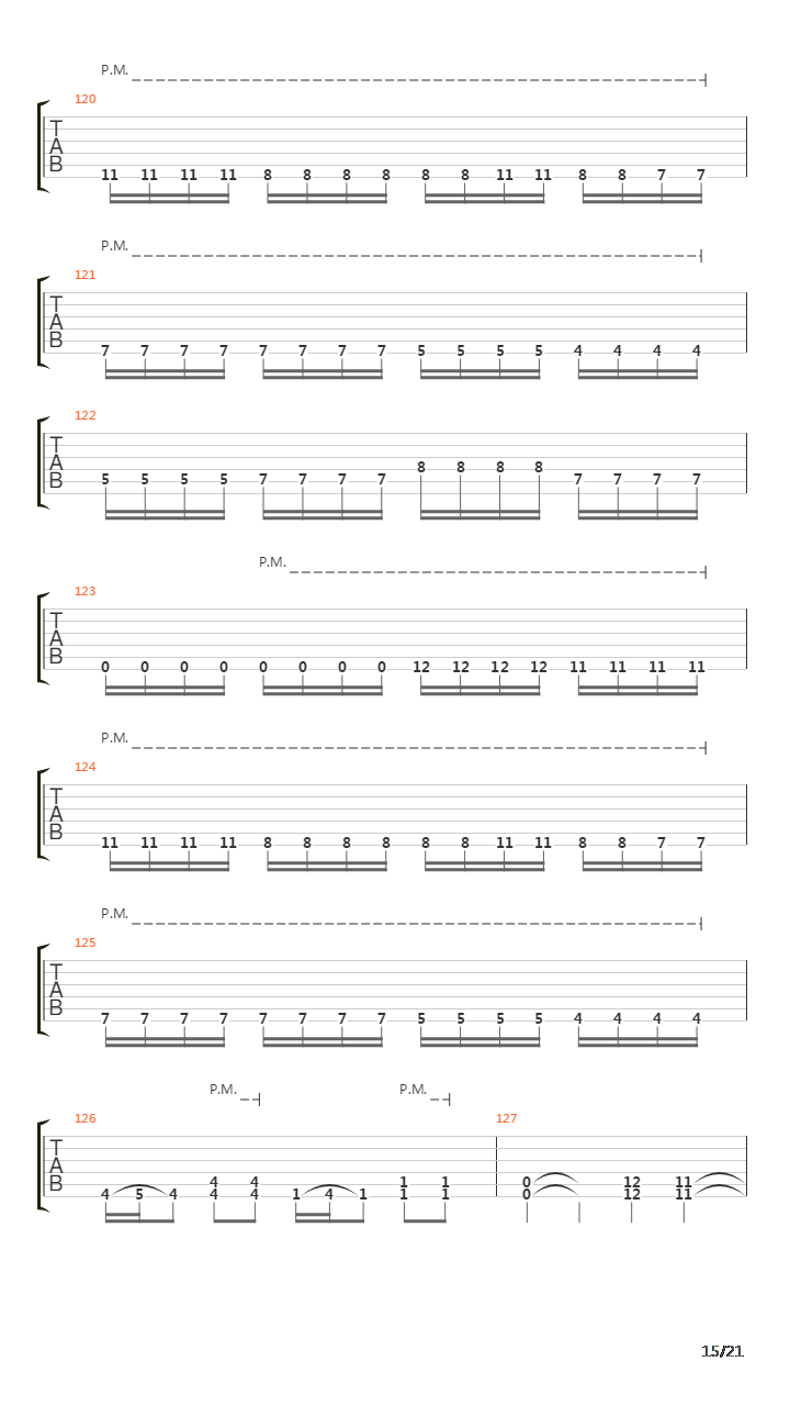 The Seven Braids Of Samson吉他谱
