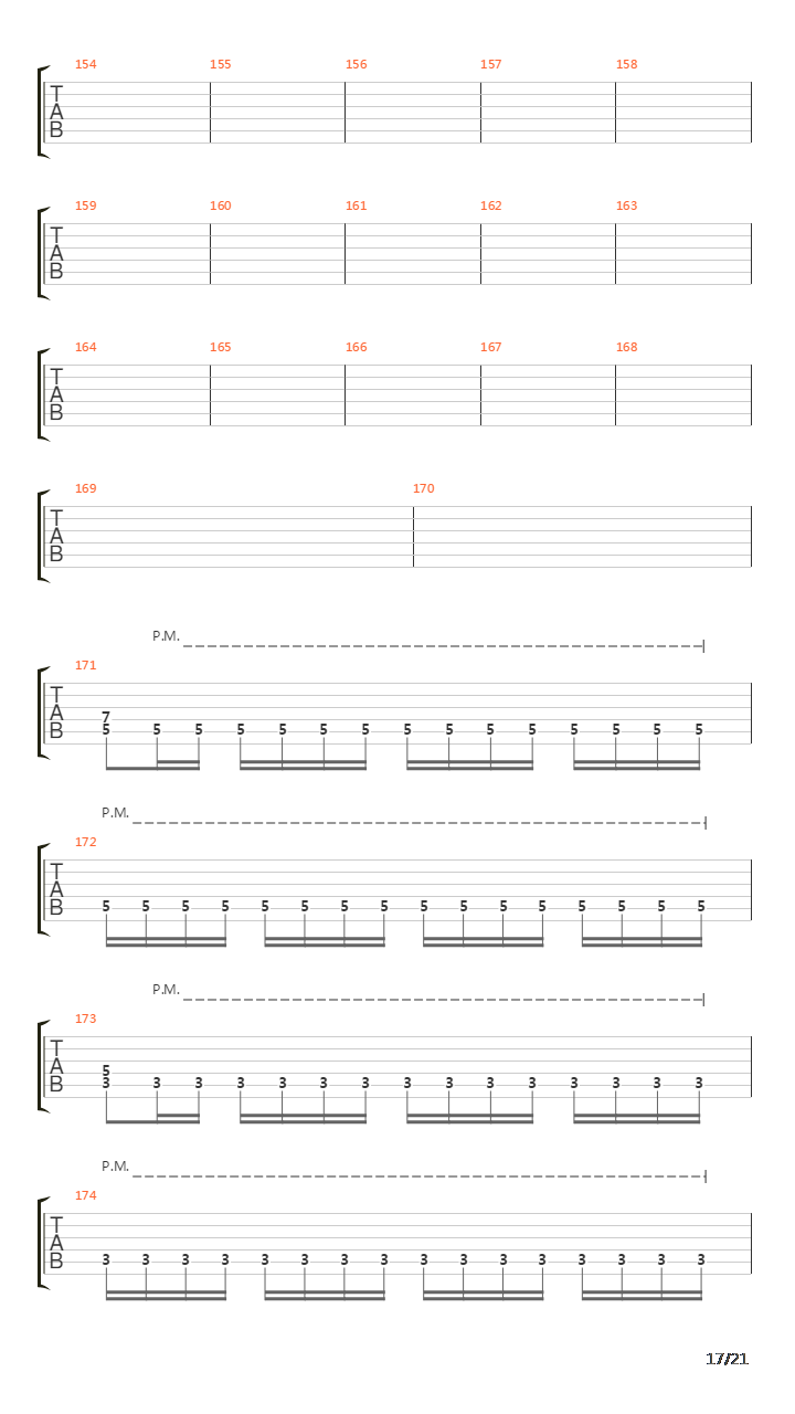 The Seven Braids Of Samson吉他谱