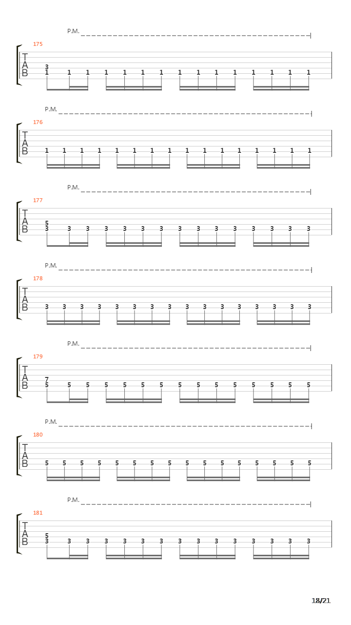 The Seven Braids Of Samson吉他谱