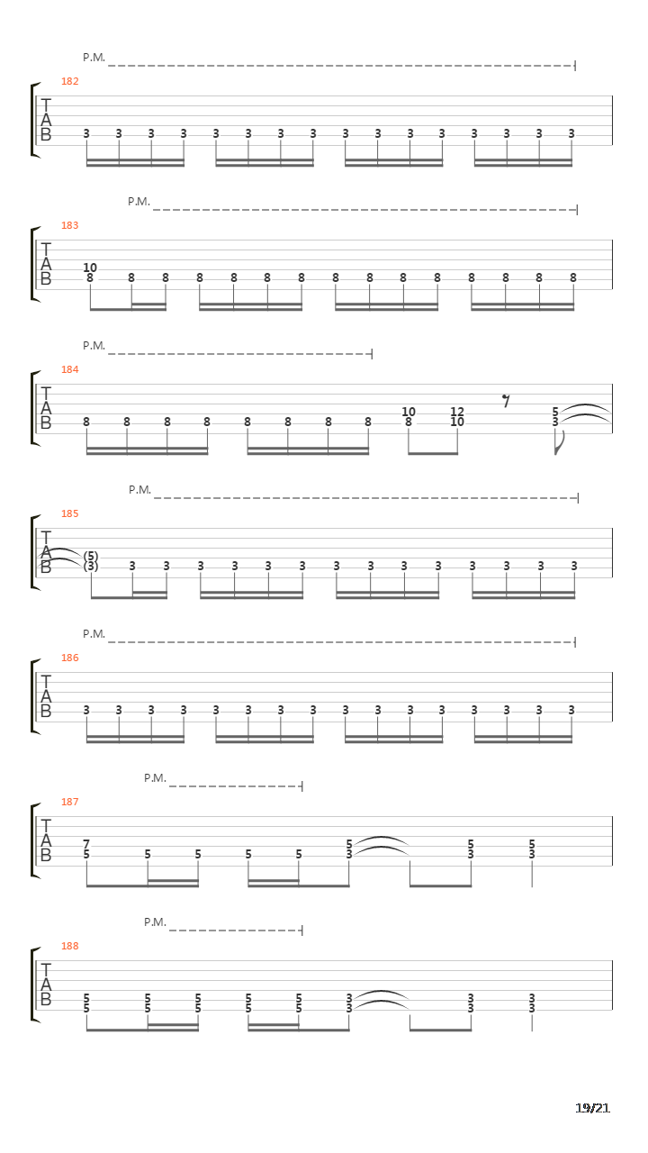 The Seven Braids Of Samson吉他谱