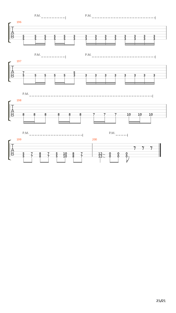 The Seven Braids Of Samson吉他谱
