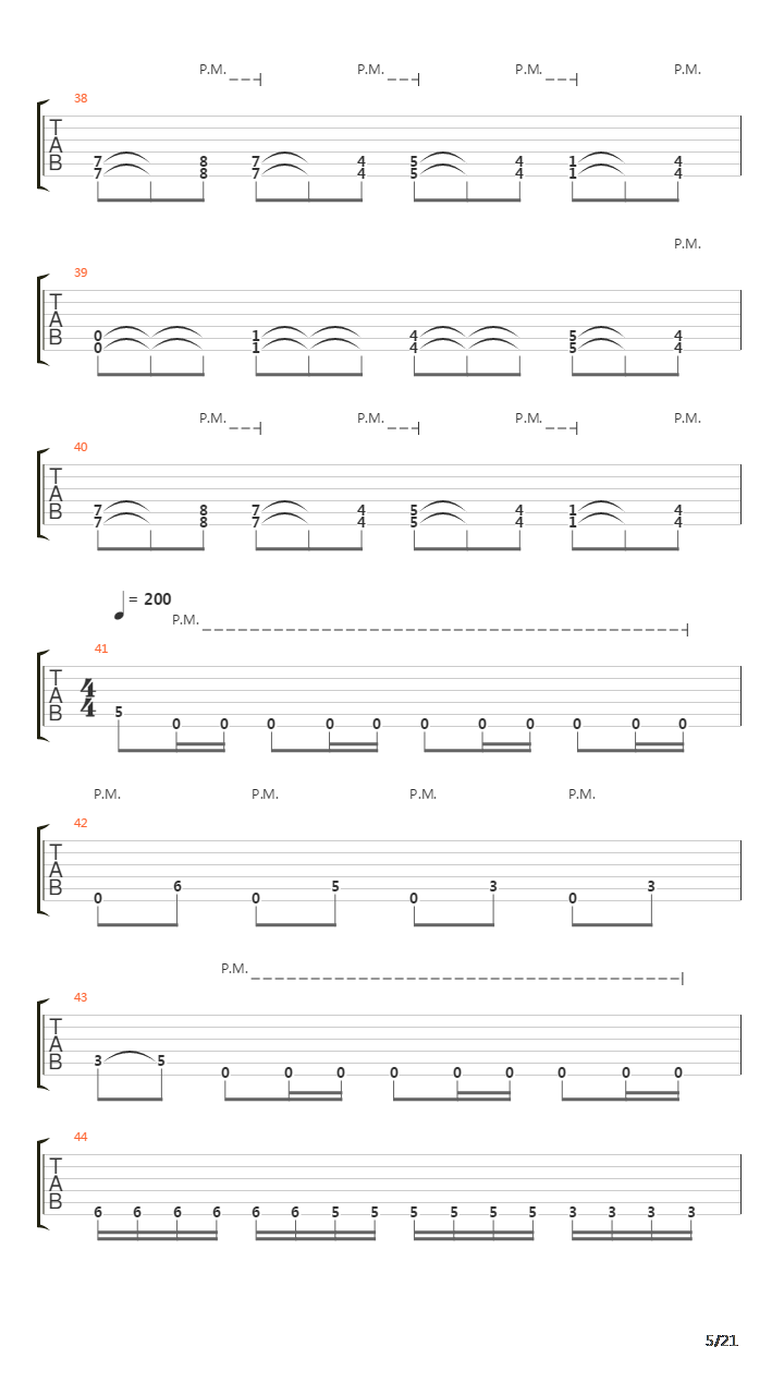 The Seven Braids Of Samson吉他谱