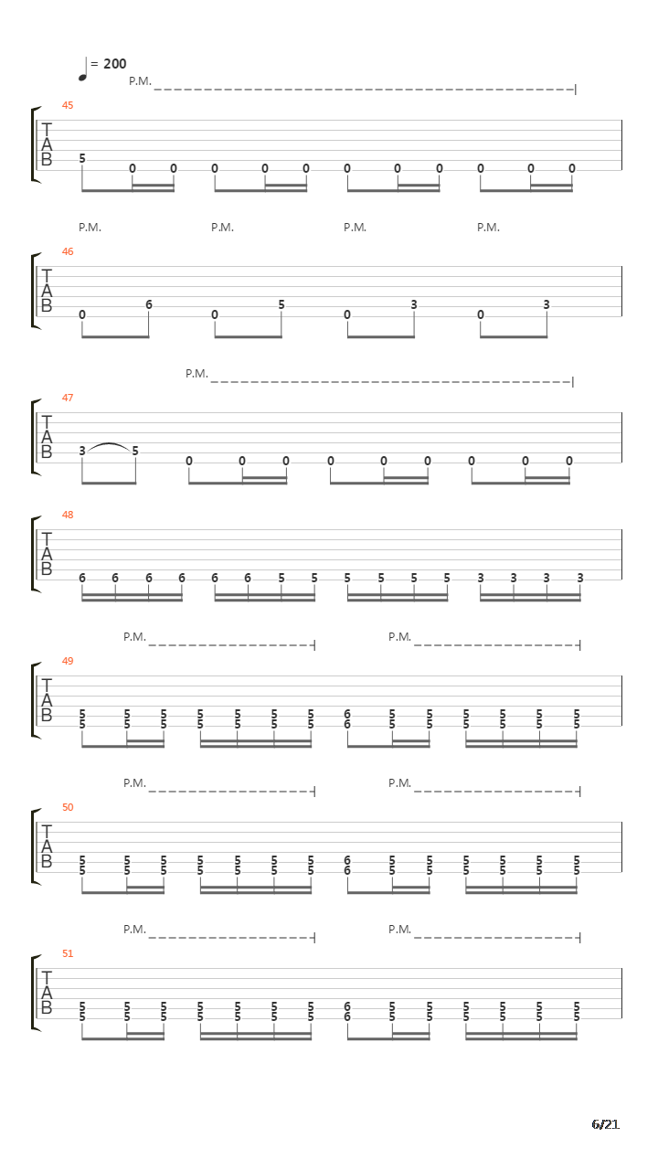 The Seven Braids Of Samson吉他谱