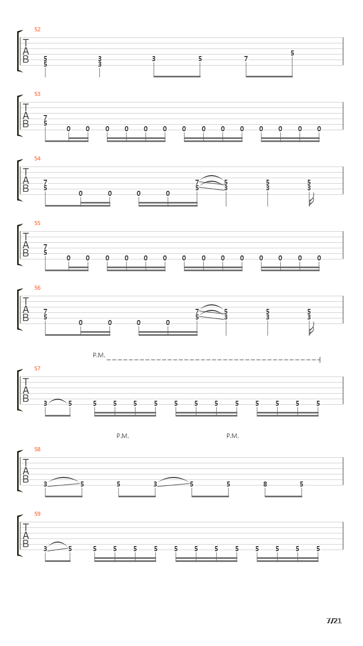 The Seven Braids Of Samson吉他谱