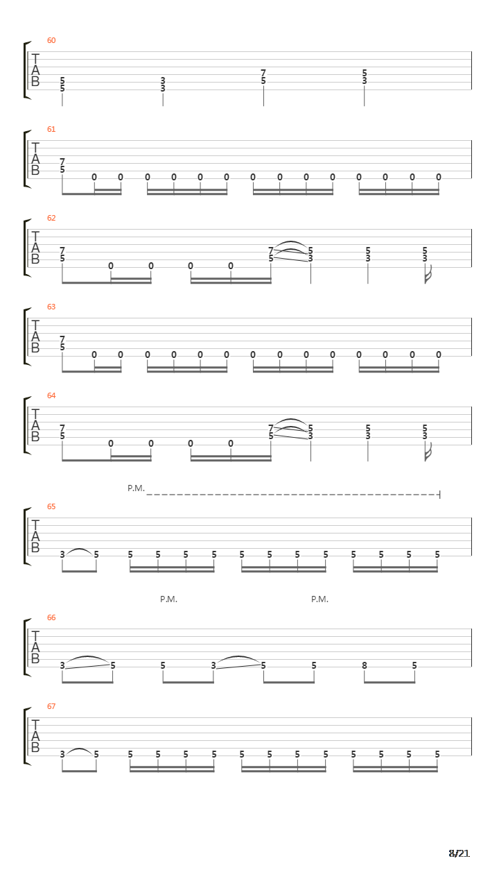 The Seven Braids Of Samson吉他谱
