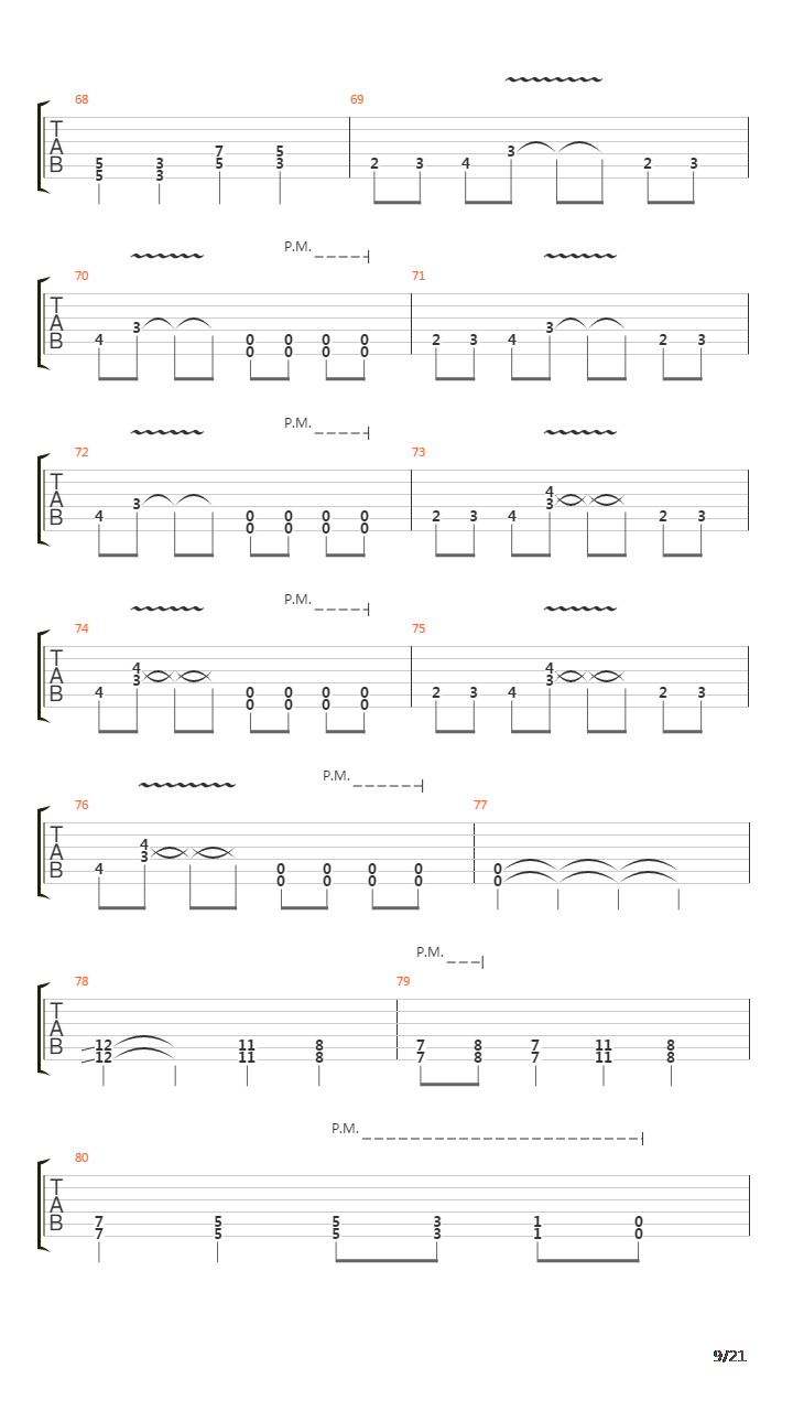 The Seven Braids Of Samson吉他谱