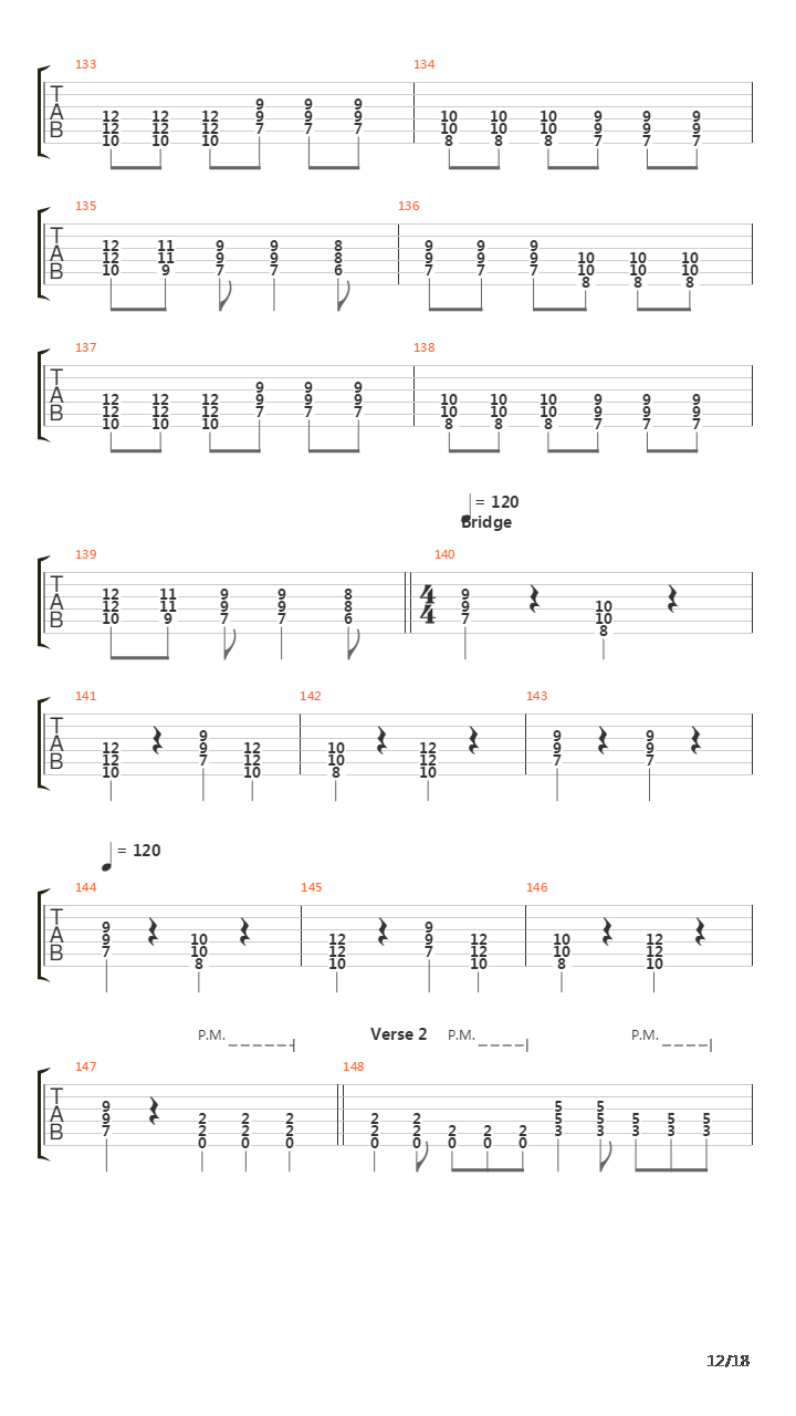 Winter Hymn吉他谱