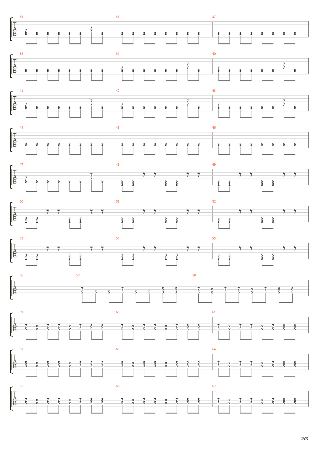 The Warriors Of The Underground吉他谱