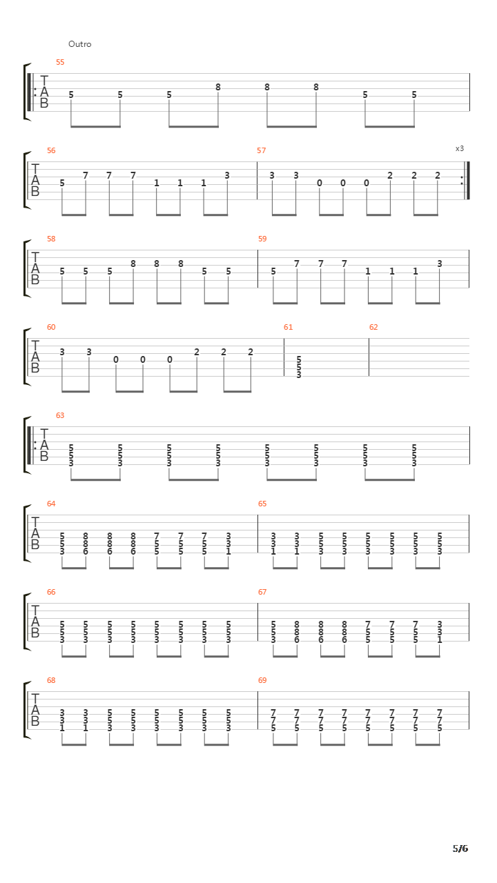 Thorgrim吉他谱