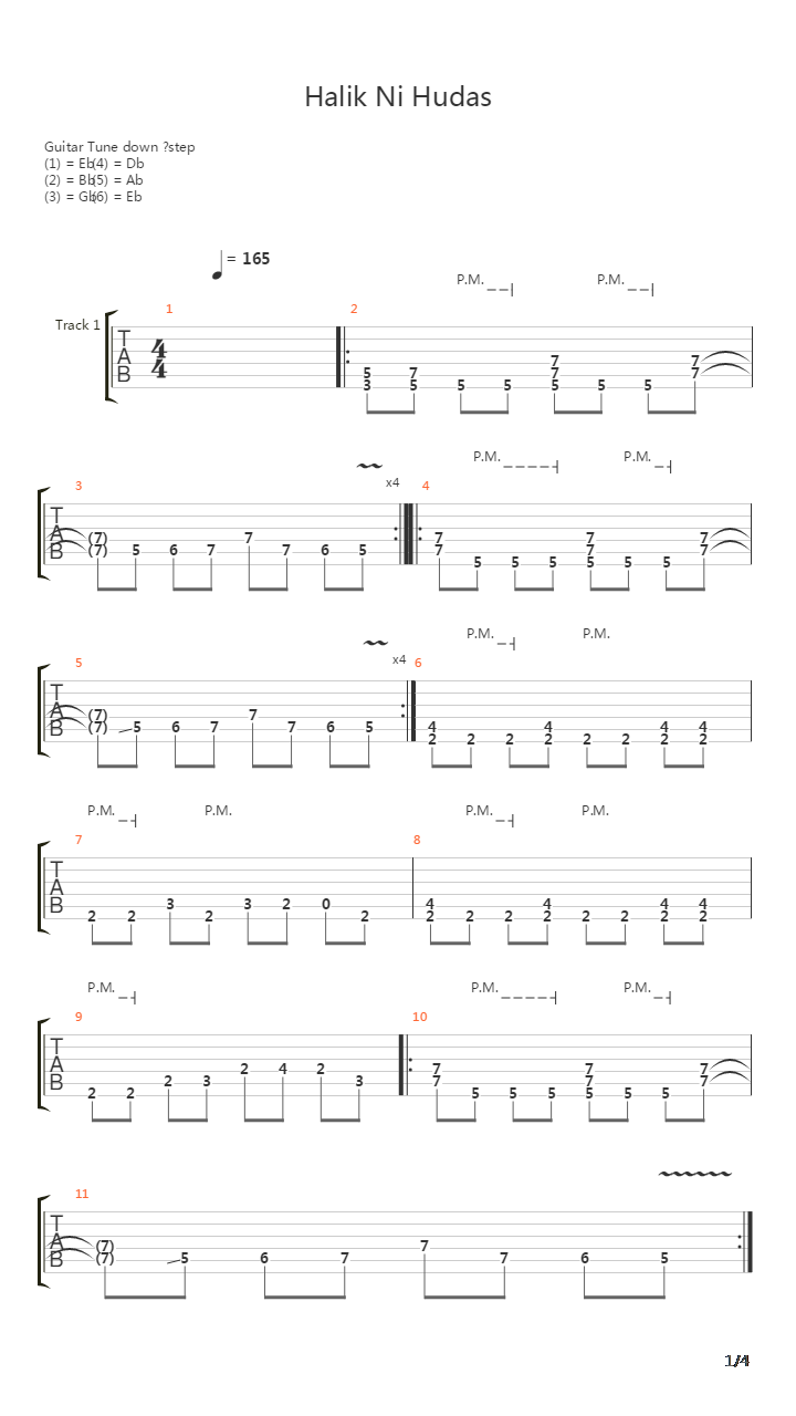 Halik Ni Hudas吉他谱
