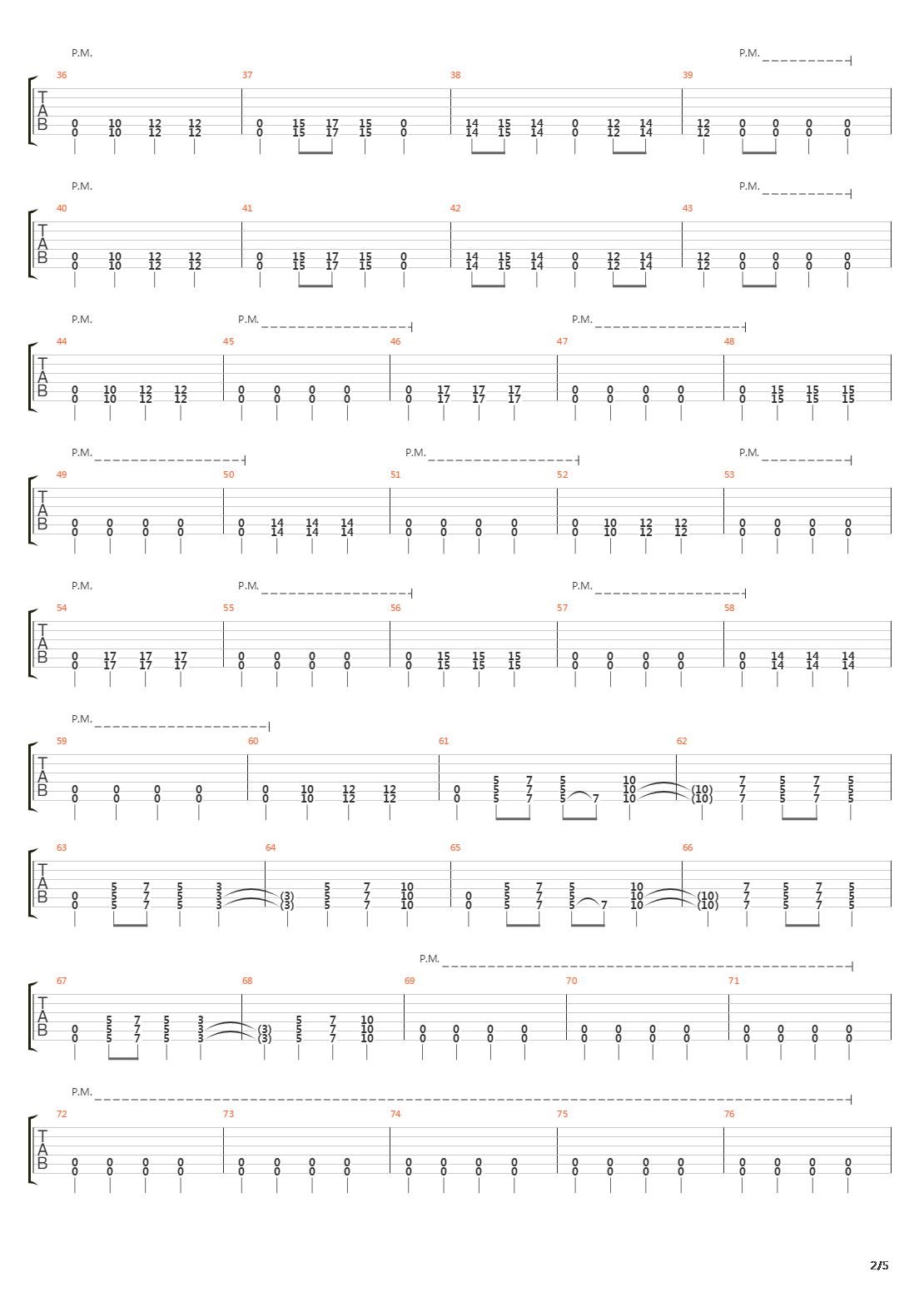 10000 Feet吉他谱