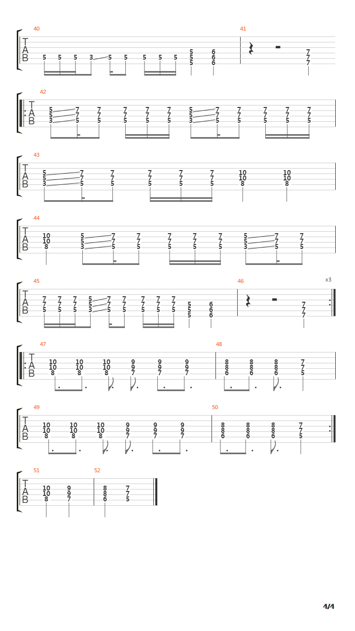 Colossal吉他谱