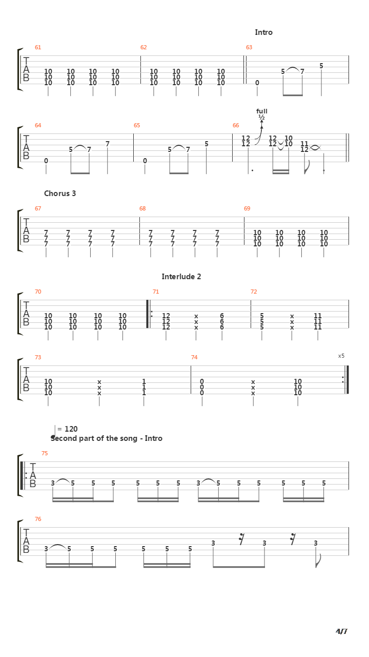 Colossal吉他谱