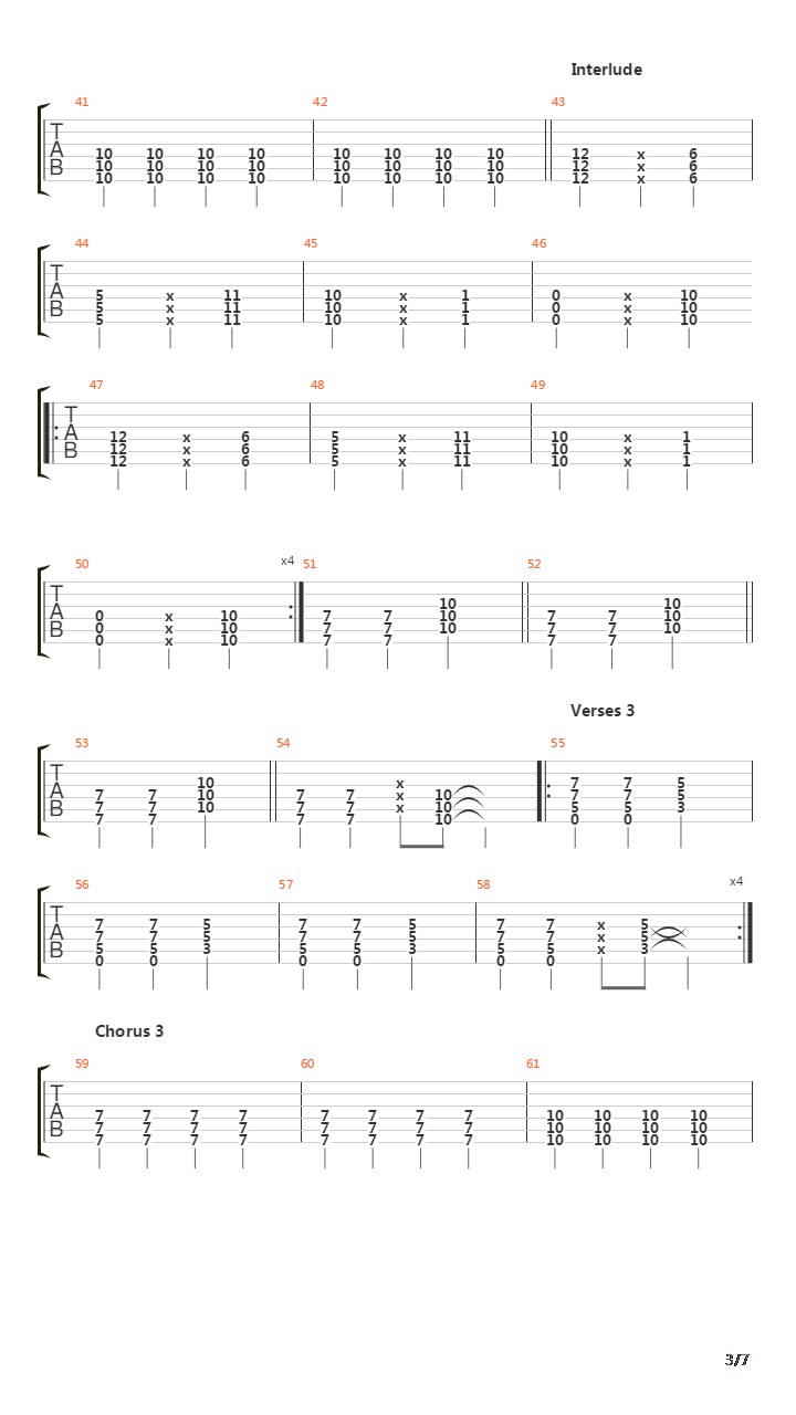 Colossal吉他谱