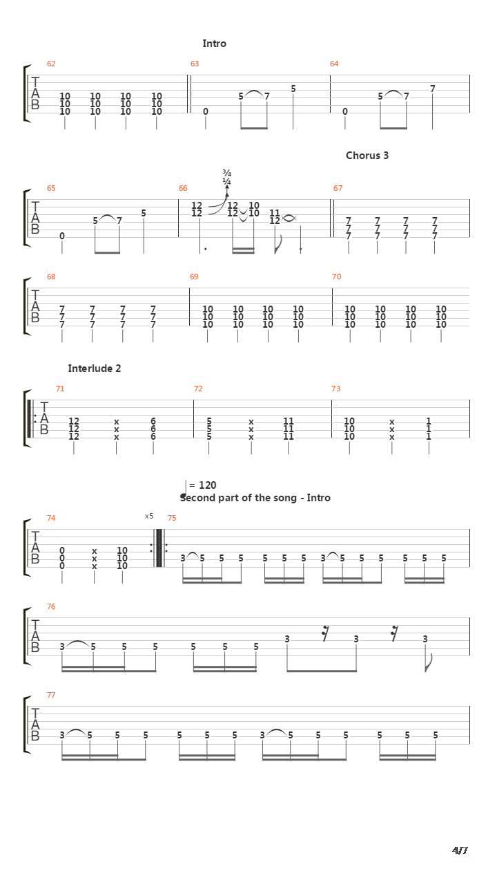 Colossal吉他谱