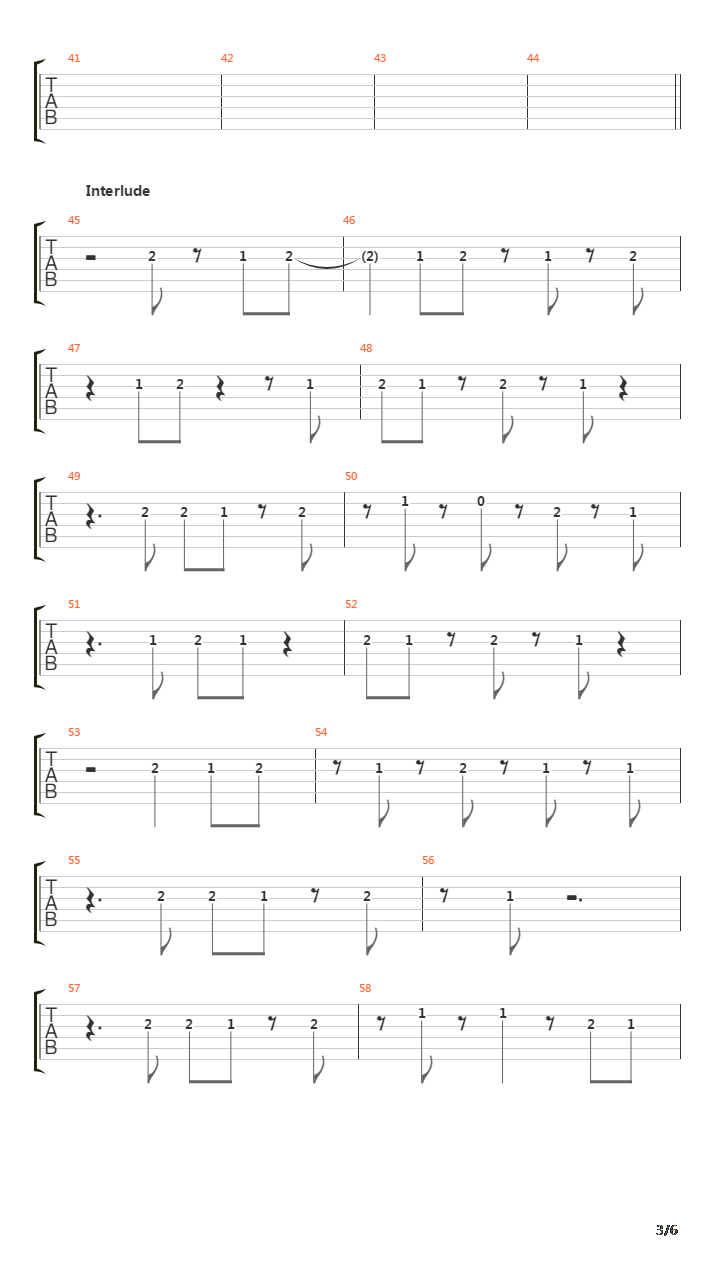 Sparrows And The Nightingales吉他谱