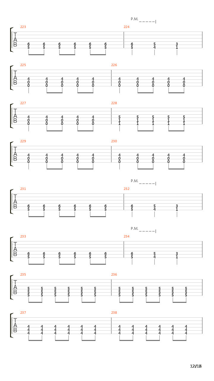 Beyond The Gate Part 2吉他谱