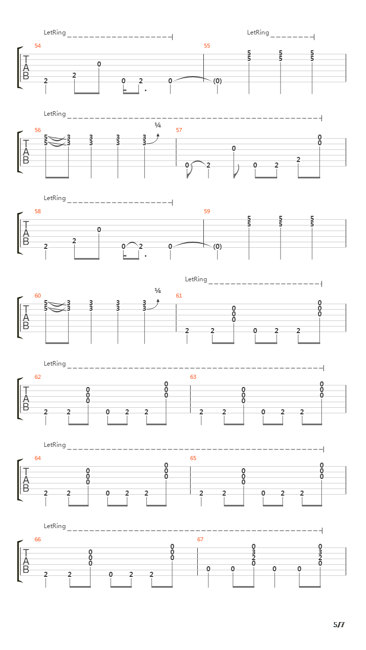 Civilian吉他谱