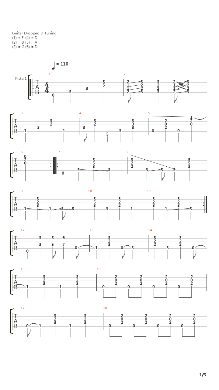 Las Huellas吉他谱