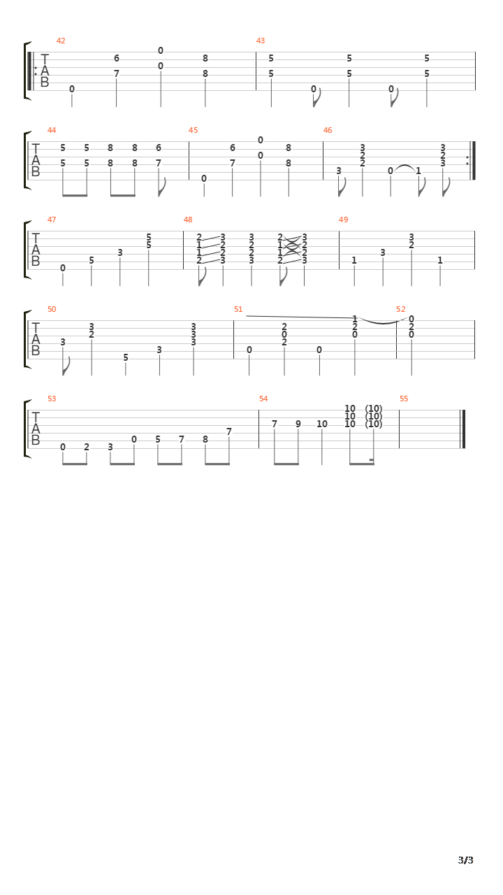 Las Huellas吉他谱