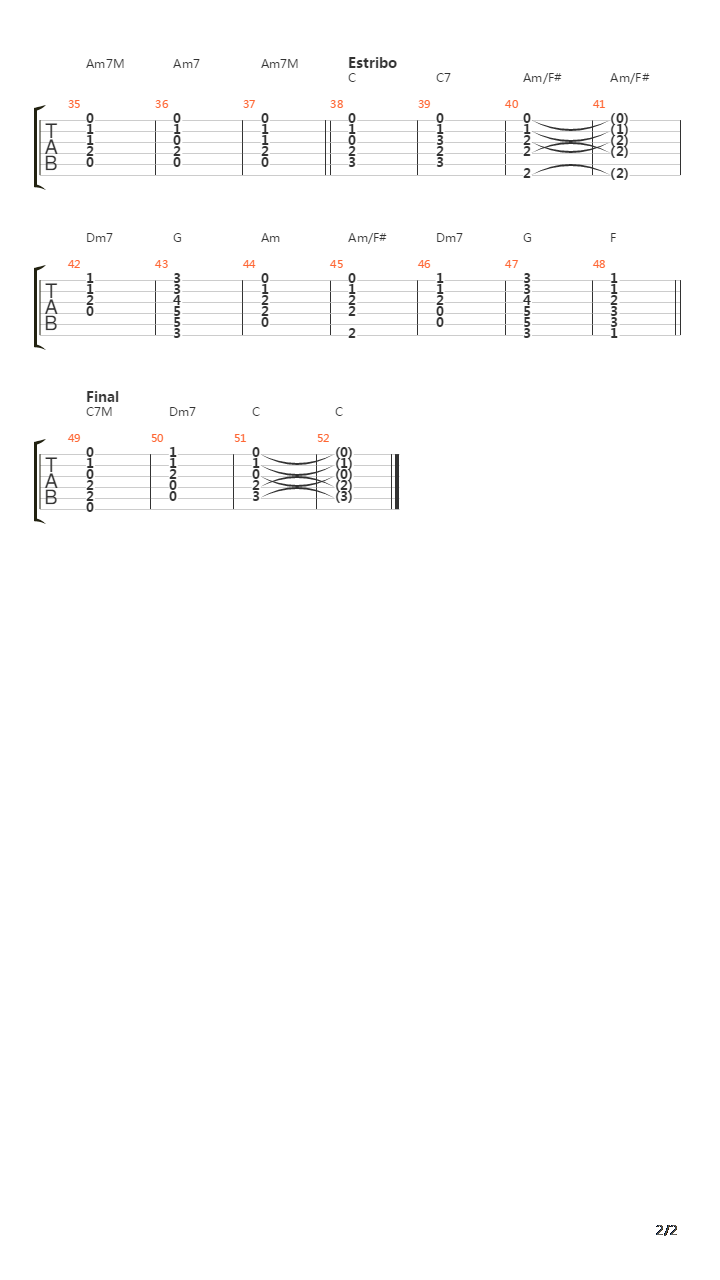 Reforma吉他谱