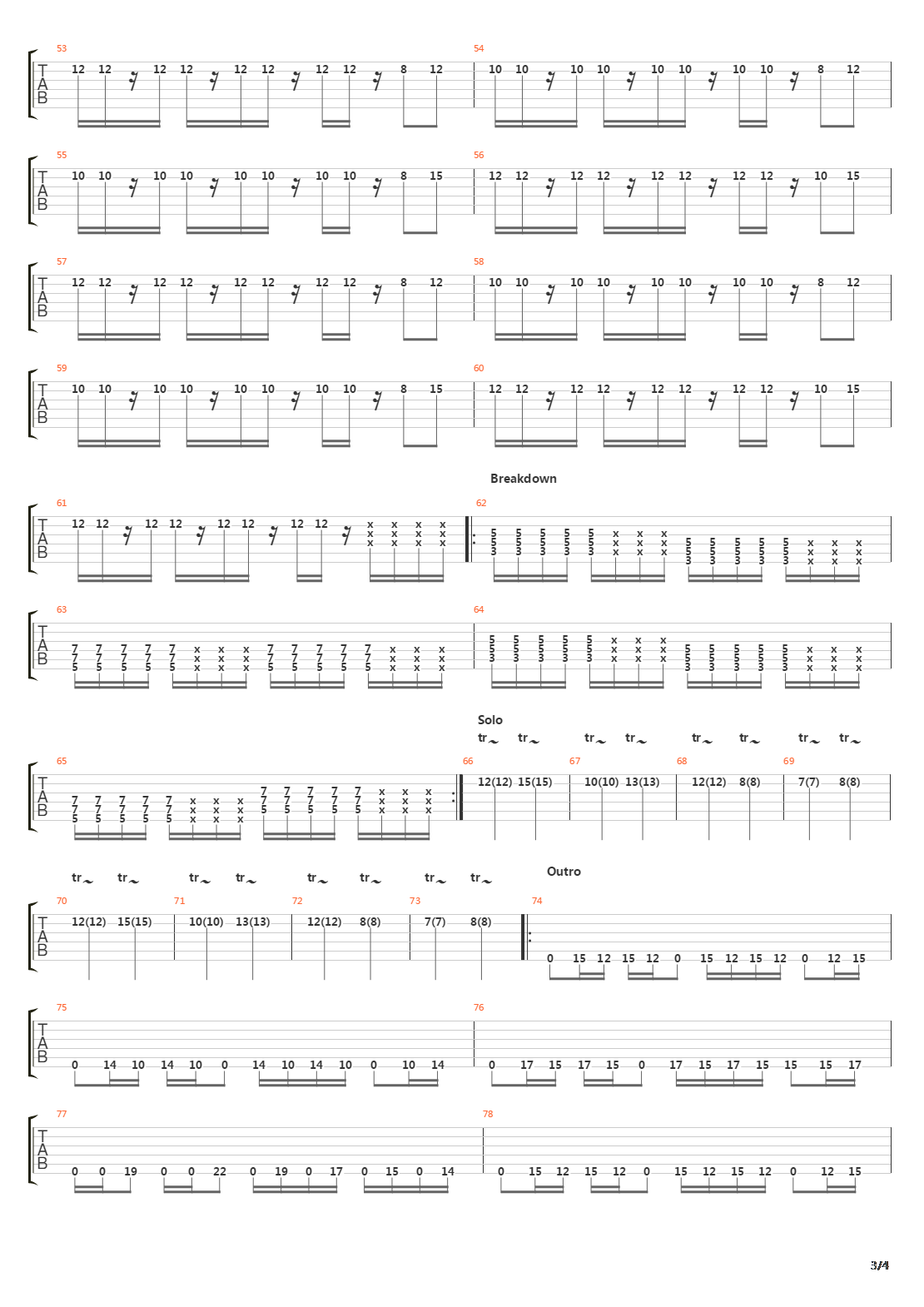 Sealings吉他谱