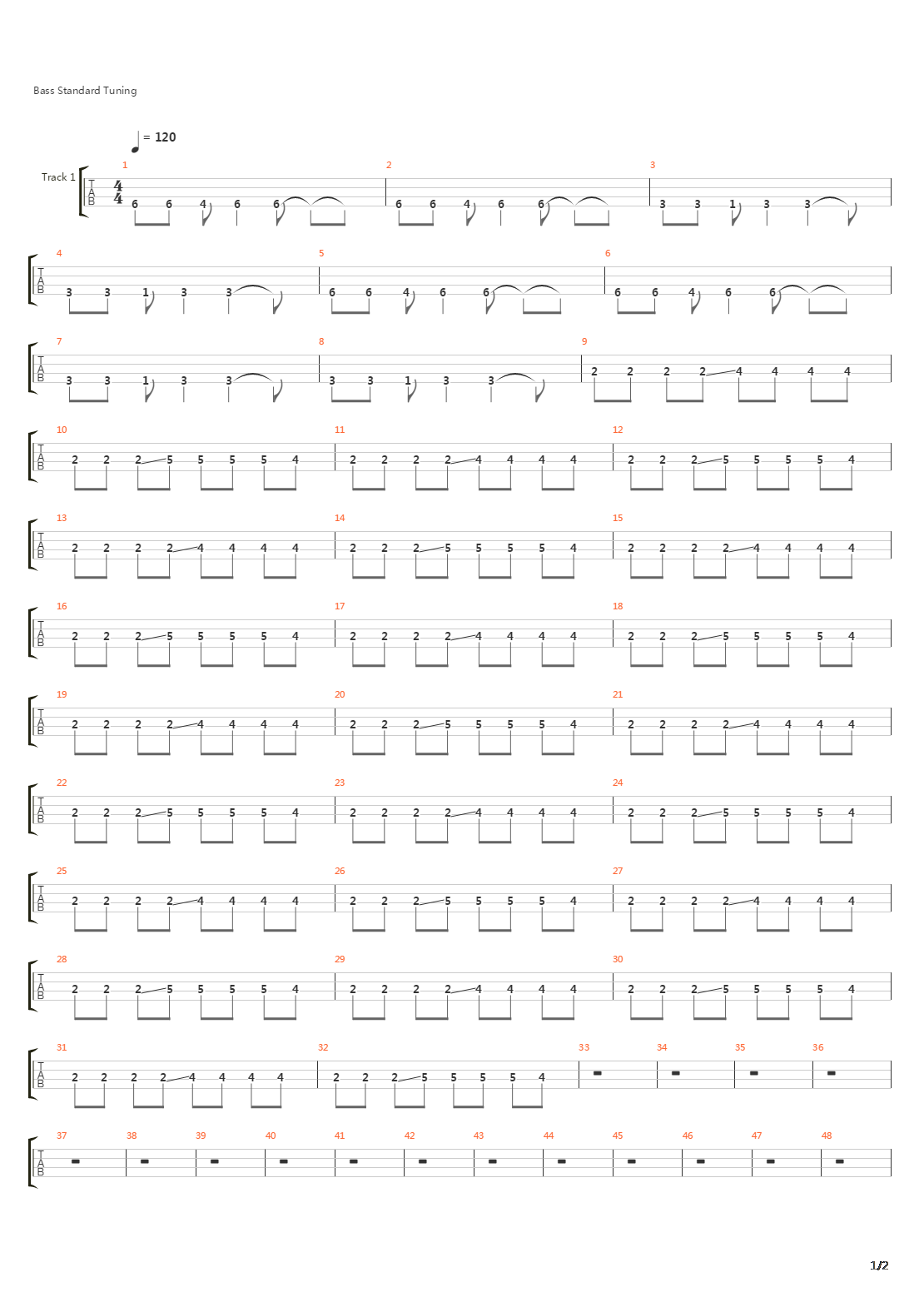 Where You Think Of Me吉他谱