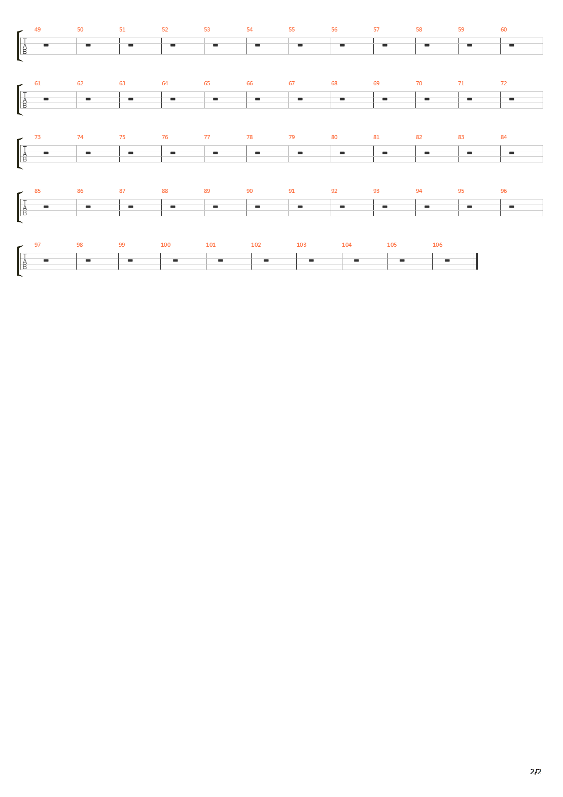 Where You Think Of Me吉他谱