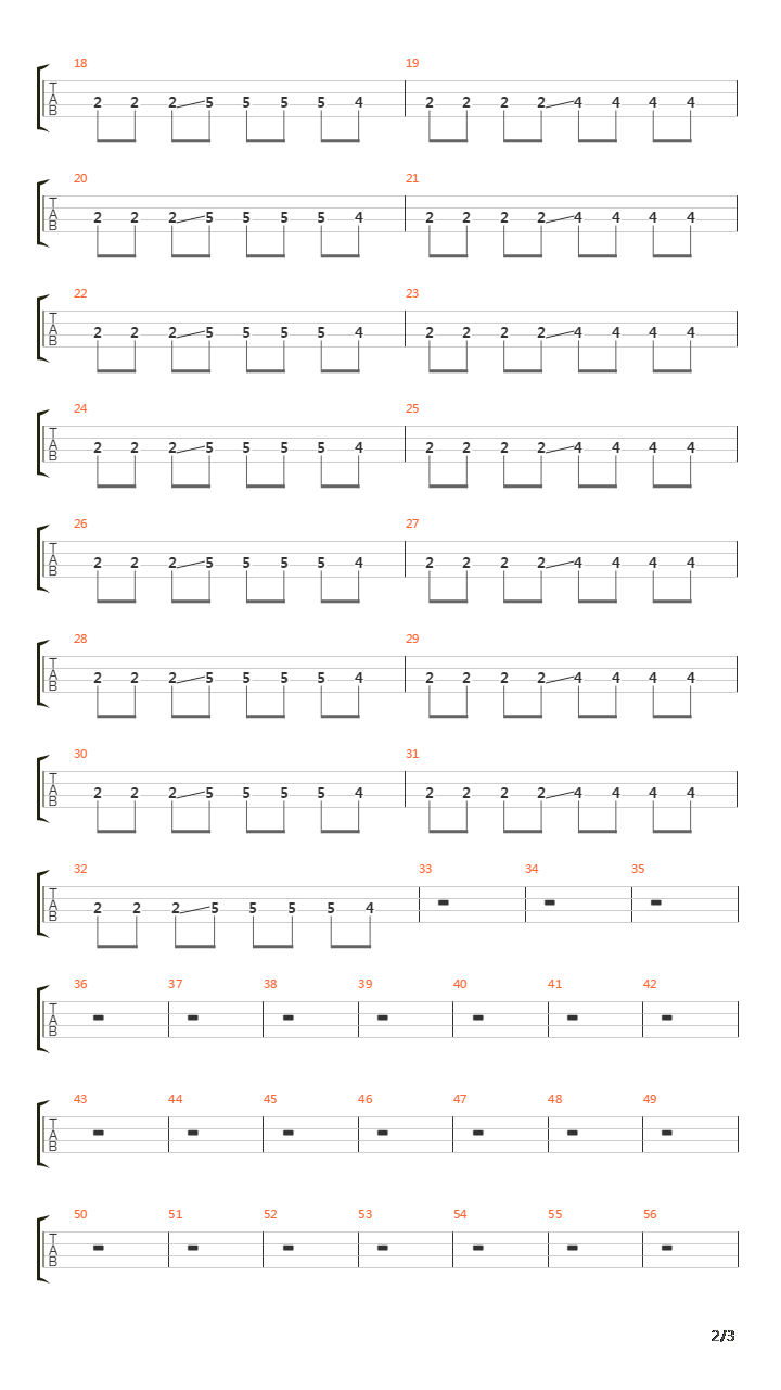 Where You Think Of Me吉他谱