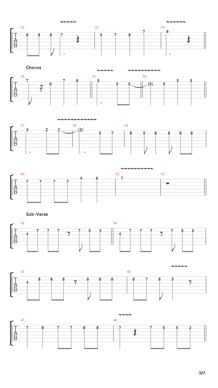 Touch吉他谱