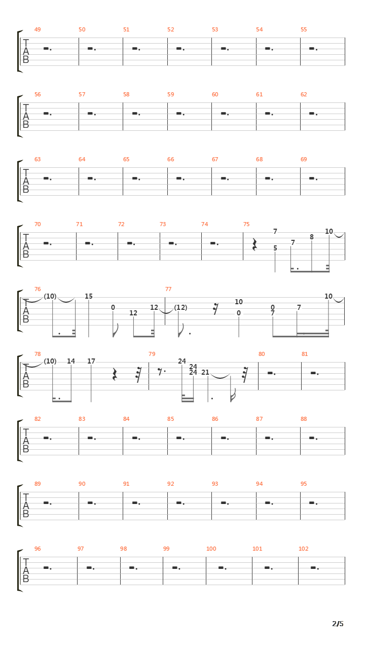 Chao De Giz吉他谱