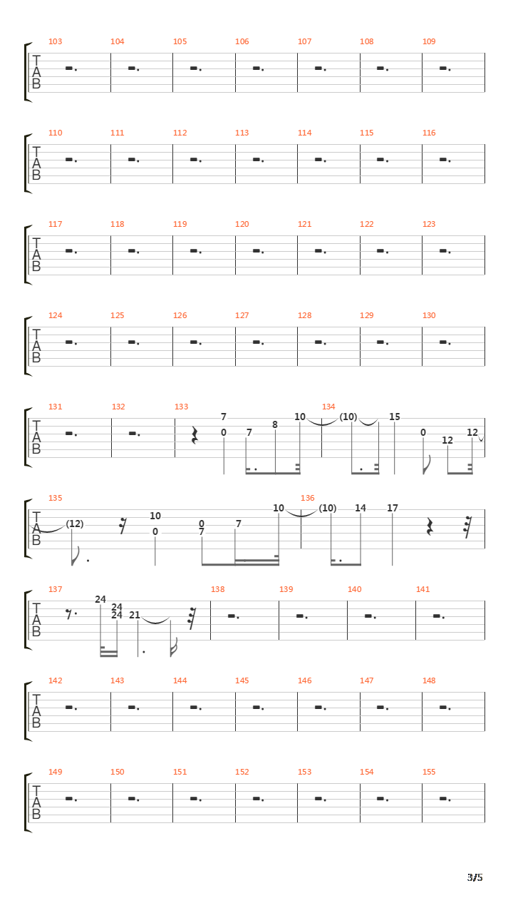 Chao De Giz吉他谱