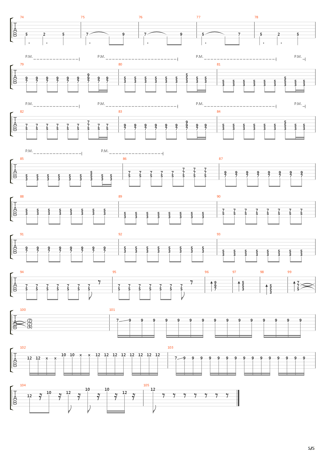 The Setup吉他谱