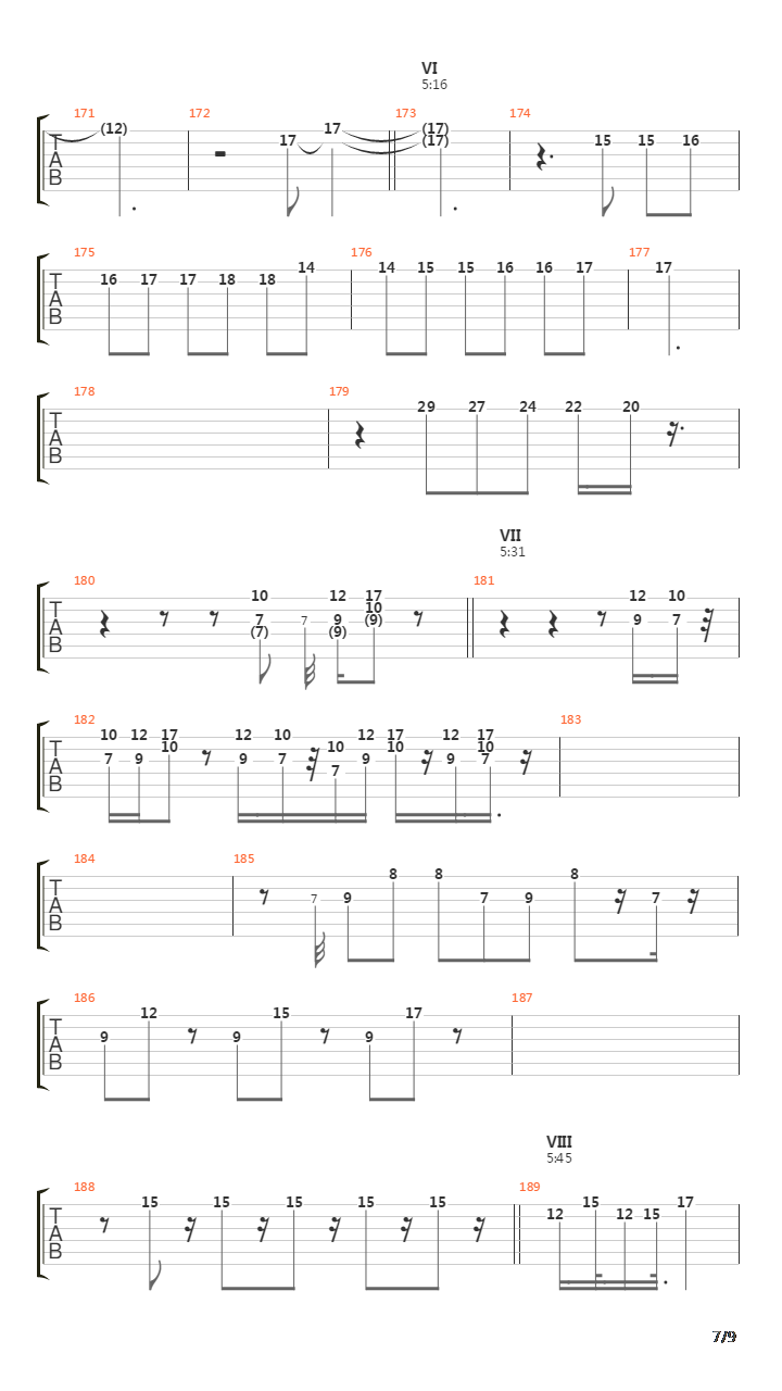 Somersault吉他谱