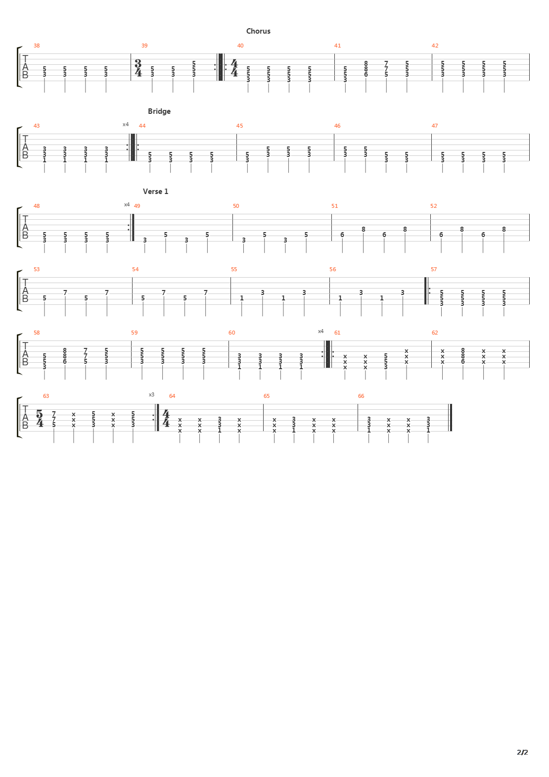 Down This Road吉他谱