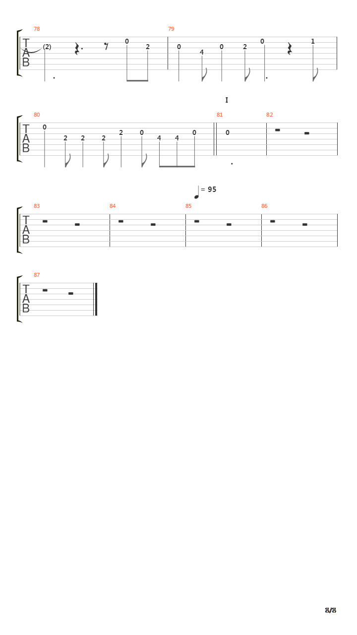 Hitoshizuku吉他谱