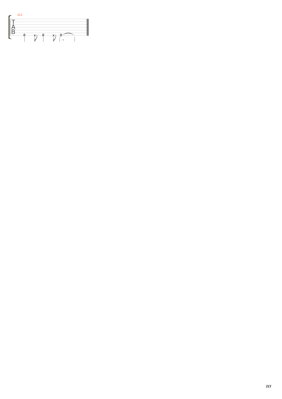 Observable Universe吉他谱