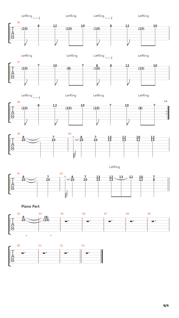 I Let The Night Cover Me吉他谱