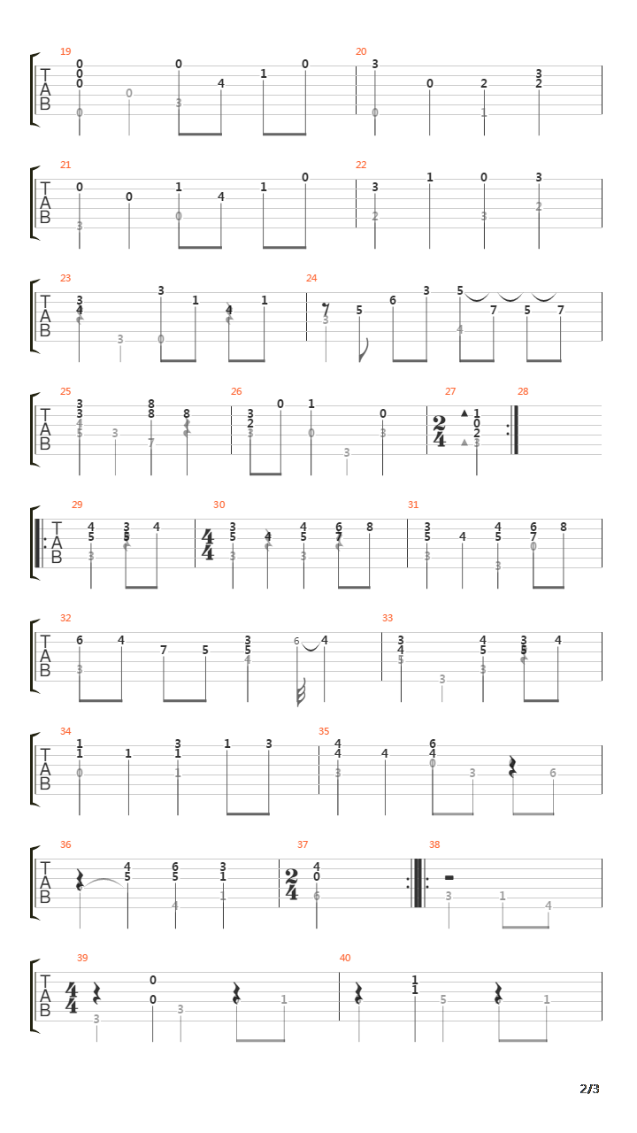 Gavotta吉他谱