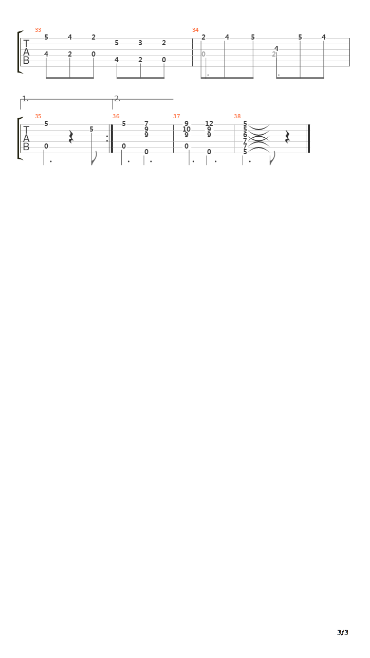 Partita Alla Lombarda吉他谱