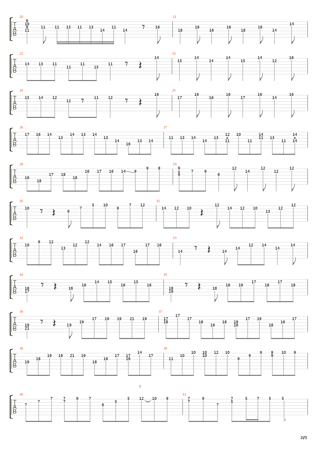 Gigue In A Major吉他谱