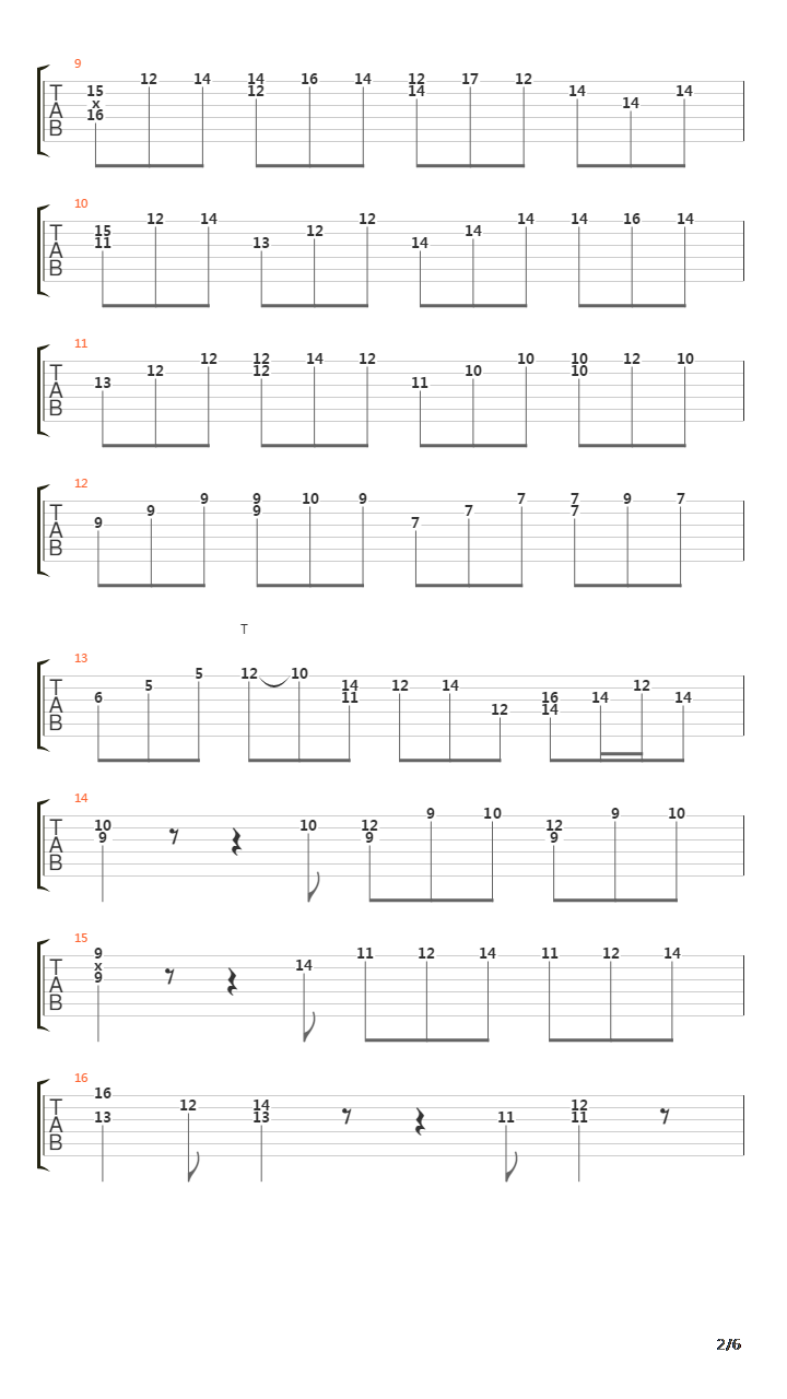 Gigue In A Major吉他谱