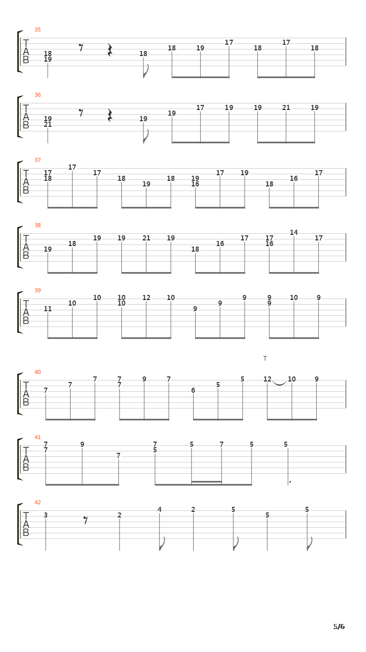 Gigue In A Major吉他谱