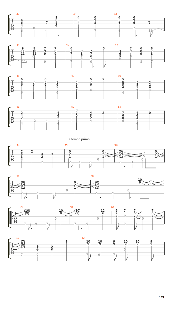 Baia吉他谱